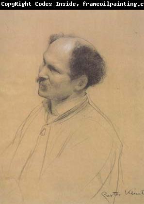 Gustav Klimt Half-Length Portrait with Three-Quarter View of an Older Man,from the Left (ceiling painting at the Burgtheater in Vienna) (mk20)